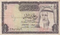 Koweit 1/4 Dinar - Cheik Abdullah - Port - ND (1968) - P.6