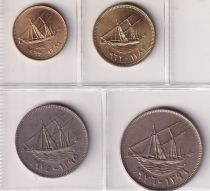 Kuwait Set of 4 Coins - 1970-1980