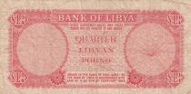 Libya 1/4 pound - Arms - 1963 - P.23a