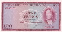 Luxembourg 100 Francs - Grand duchess Charlotte - 18-09-1963