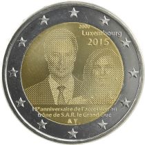 Luxembourg 2 Euros Commémo. LUXEMBOURG 2015 - Grand-Duc Henri