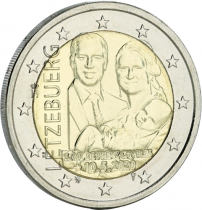 Luxembourg 2 EUROS COMMÉMO LUXEMBOURG 2020 - Naissance du Prince Charles Version classique