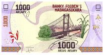 Madagascar 1000 Ariary - Bridge - 2022 - Serial G16