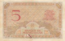 Madagascar 5 Francs - Déesse Junon - 1937 - Sign. Chaudun - Série C.3108