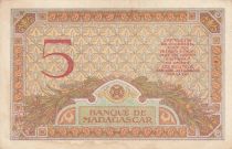 Madagascar 5 Francs - Goddess Juno - 1937 - Sign. Chaudun - Serial S.1903