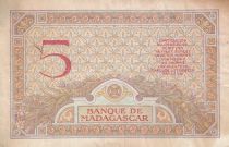 Madagascar 5 Francs - Goddess Juno - 1937 - Sign. Chaudun - Série B.2244