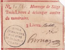 Mainz 3 lib=vres Red, blackstamping in circle - May 1793