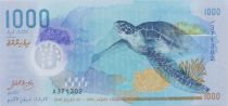 Maldives 1000 Rufiyaa - Tortue - Requin baleine - Polymer - 2015 (2016) - Série A