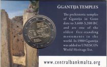 Malta 2 Euro Malta 2 euros - GGANTIJA TEMPLES 3600-3200 BC - COINCARD - 2016