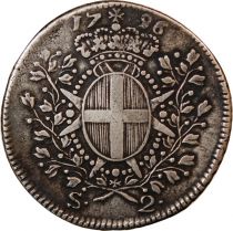 Malta Ordre De Malte, Emmanuel De Rohan - 2 Scudi Argent 1796