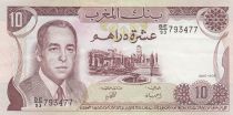 Maroc 10 Dirhams  Hassan II - 1985 -SUP - P.57b - Série BE/93