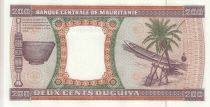 Mauritania 200 Ouguiya - Canoe - Palm tree- 2002 - G.019