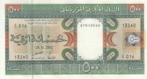 Mauritanie 500 Ouguiya - Mine - Paysans  - 2002 - P.8c