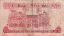 Mauritius 10 Rupees Elizabeth II - 1967 - Serial A.63