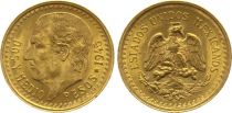 Mexico  2 1/2 Pesos Miguel Hidalgo y Costilla Gold 1945