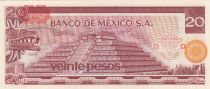 Mexique 20 Pesos - J. Morelos - 08-07-1977 - Série DH