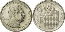 Monaco 1/2 Franc Rainier III - 1974