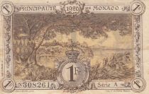 Monaco 1 Franc  - Armoiries  - 1920 - Série A