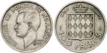 Monaco 100 Francs Rainier III - Arms - 1956