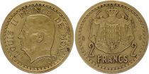 Monaco 2 Francs Louis II - ND (1945) - VF - KM.121a