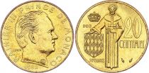 Monaco 20 Centimes - Rainier III - 1979 to 1982