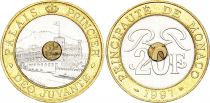 Monaco 20 Francs Prince\'s Palace - Bimetal - 1997