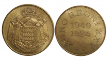 Monaco Médaille - 25 Ans du Royaume Rainier III - 1949-1974