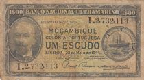 Mozambique 1 Escudo - António Ennes - Arms - 1944