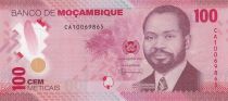 Mozambique 100 Meticais - S. M. Machel - Basket Fruit - Polymer - 16-06-2024 - Serial CA