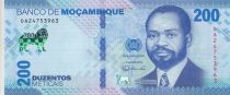 Mozambique 200 Meticais - S. M. Machel - Leo - Polymer - 16-06-2024 - Serial DA