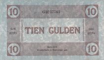 Netherlands 10 Gulden - Blue - 13-09-1922 - Serial GH - P.34