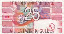 Netherlands 25 Gulden - Geometric design - 1989