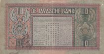 Netherlands Indies 10 Gulden - Javanase dancers - 1938