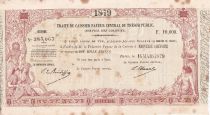 New Caledonia 10000 Francs - French colonial note - Sign. Chazal - 14-03-1879