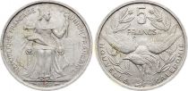 New Caledonia 5 Francs - Liberty - 1952