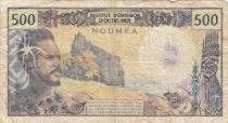 New Caledonia 500 Francs - Fisherman - Pirogue - 1980