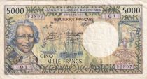 New Caledonia 5000 Francs - 1982 - NOUMEA - P.65c - VF - Serial Q.1