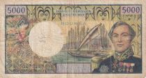 New Caledonia 5000 Francs - 1982 - NOUMEA - P.65c - VF - Serial V.1