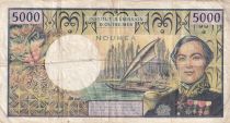 New Caledonia 5000 Francs - 1982 - NOUMEA - P.65c - VF - Serial X.1