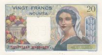 New Hebrides 20 Francs Young farmer 1945 - Specimen - P.8as