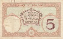 New Hebrides 5 francs - Walhain surcharged free france - Serial J.67 - 1941