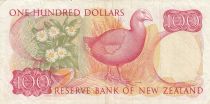 New Zealand 100 Dollars - Elisabeth II - Takahe - ND (1985-1989) - Série YAD - P.175b