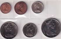 New Zealand Set of 6 Coins - 1979