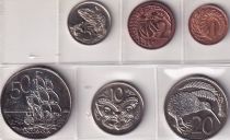 New Zealand Set of 6 Coins - 1979