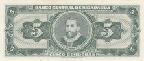 Nicaragua 5 Cordobas - Cacique Nicaroa - 16-05-1968 - Serial B