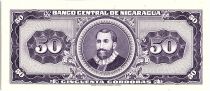 Nicaragua 50 Cordobas,  Maximo Jerez - 1968