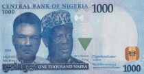 Nigeria 1000 Naira - Alhajo Aliyu Mai-Bornu, Dr Clement Isong - 2024 - Séries variées