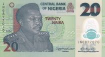 Nigeria 20 Naira - General Muhammad, Potter - Polymer 2024