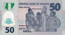 Nigeria 50 Naira - Portraits - Fishermen - Polymer - 2023 - Serial CD