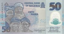 Nigeria 50 Naira - Portraits - Fishermen - Polymer - 2024 - Serial CF